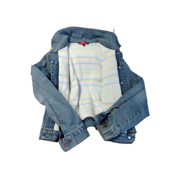 ♥️ 💙 Women's So Real So Right lined denim jacket. Size XL (Juniors) - Picture 4 of 4